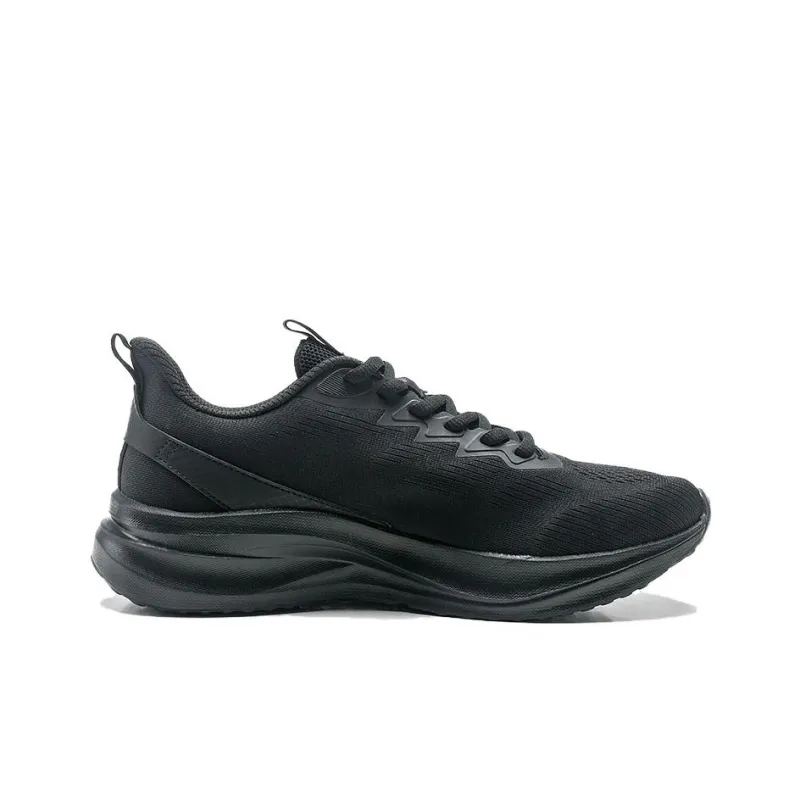 QIAODAN Slip Resistant And Breathable Low Top Casual Running Shoes Men's Black-1