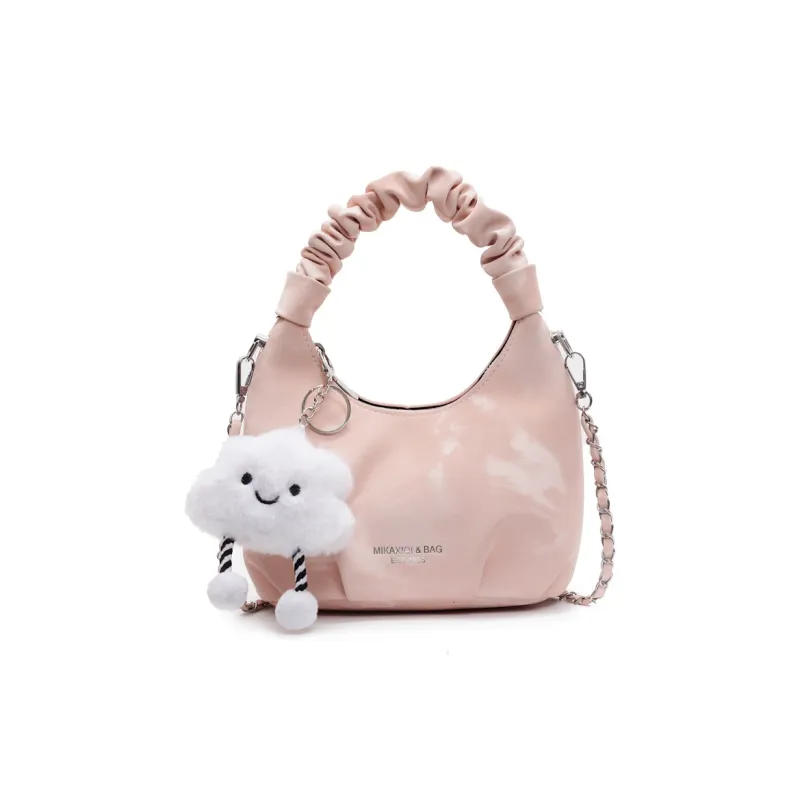 TOUTSEUL YOLO PU Handbag Women's Ecru/Black/Pink/Coffee-12