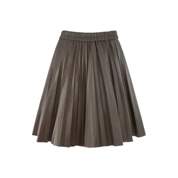 UNIFREE Casual Short Skirts Women's Brown