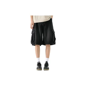 R.super Denim Shorts Unisex Blue