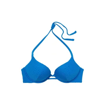 Victoria's Secret PINK Mix & Match Bombshell Push-Up Bikini Top / SB Bikini Women's Stunning Blue