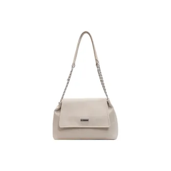 TOUTSEUL YOLO PU Shoulder Bag Women's Ecru/Black/Pink/Brown