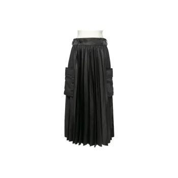 Sacai Pleated Midi Skirt