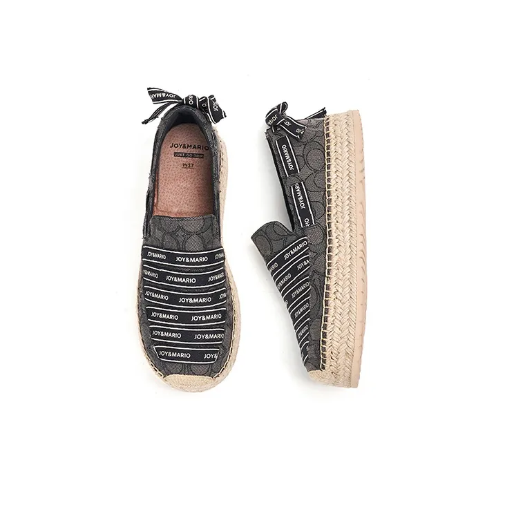 Joy&Mario Espadrilles Women's Black, Apricot, Green-3