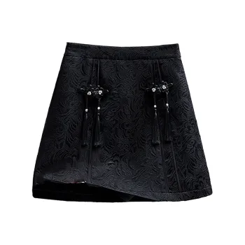 Cypress House Casual Short Skirts Women's Black