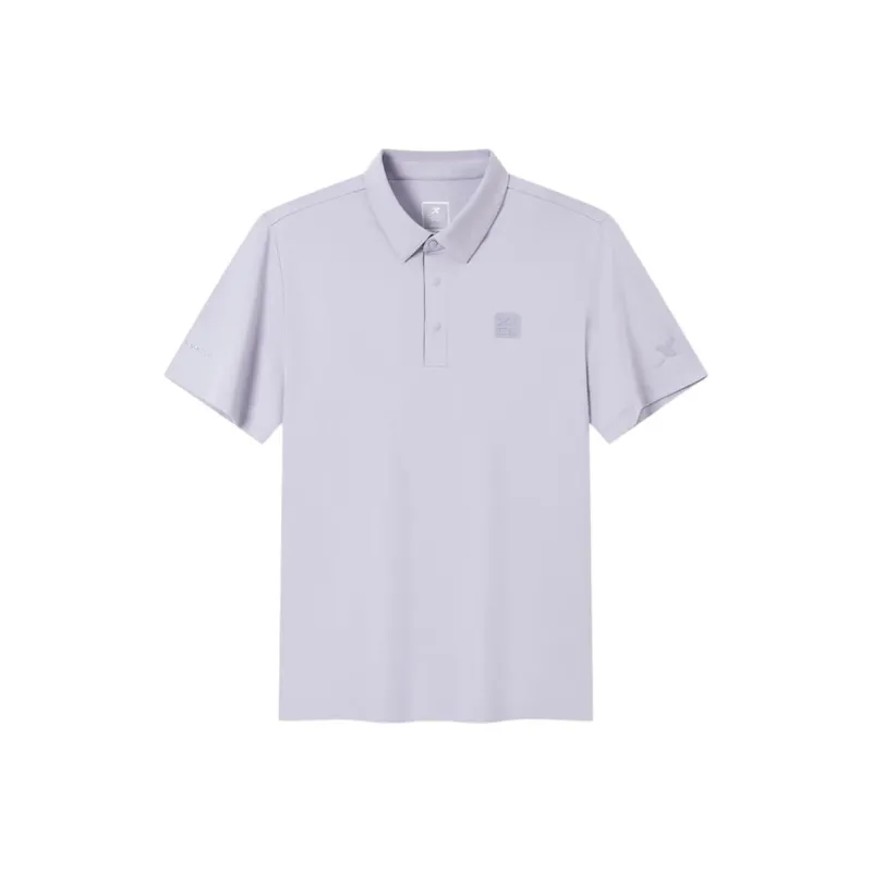 XTEP Polo Shirt Men's Wave Cloud Purple-0