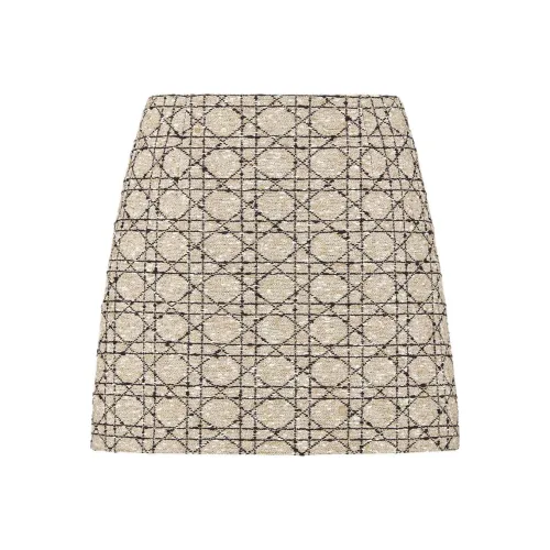 DIOR SS25 Casual Short Skirts Women's Beige