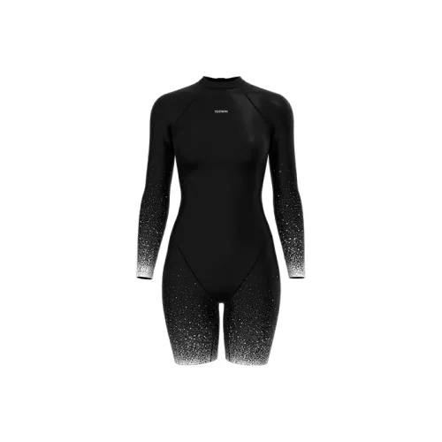 TOSWIM One-Piece Swimsuits Women's Deep Sea Fluorescent
