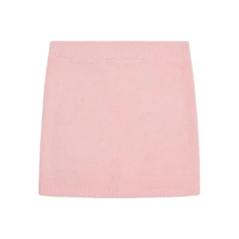 ZARA Casual Short Skirts Women's Light Pink Red