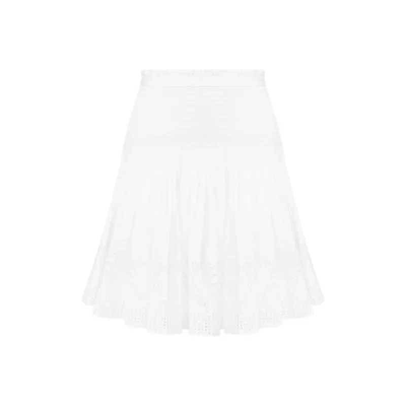 Chloe Casual Short Skirts Women's White-0
