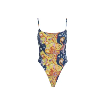 MARNI X No Vacancy Inn Co-brand One-Piece Swimsuits Women's Blue