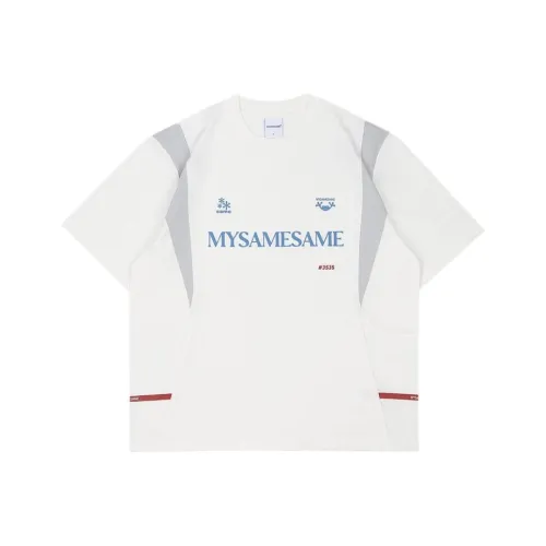 MYSAMESAME T Shirts Unisex White