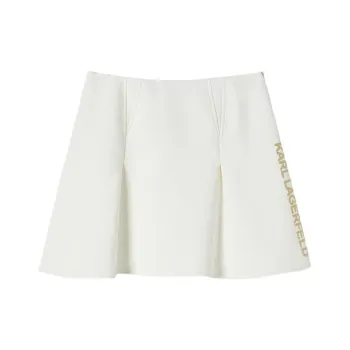 KARL LAGERFELD FW24 Casual Short Skirts Women's White