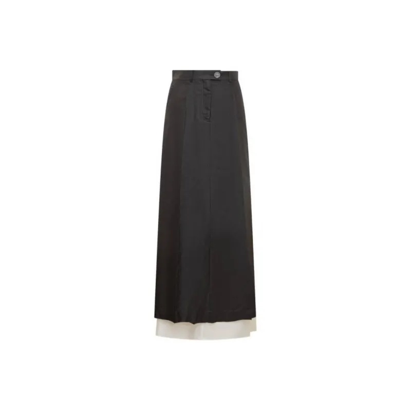 PETER DO Double layered Maxi Skirt-0