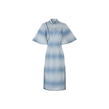 JINYE ORIENTAL Cheongsams Women's Gradient Blue