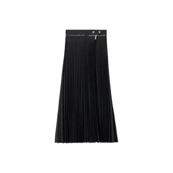 Burberry Pleated Midi Skirt
