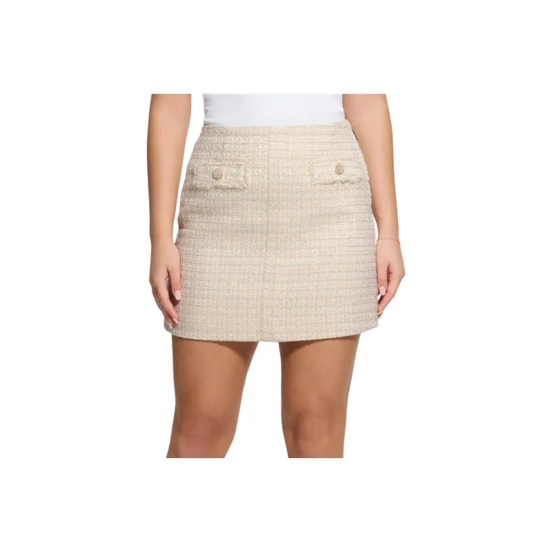 GUESS Casual Short Skirts Women's Beige-0