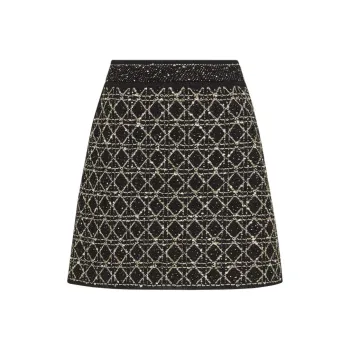 DIOR SS25 Casual Short Skirts Women's Black Gold