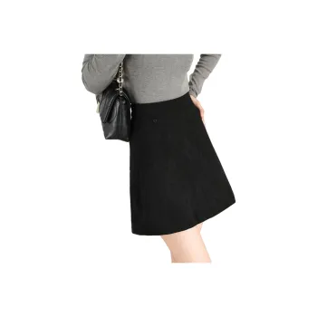 Still Quiet Casual Short Skirts Women's Black