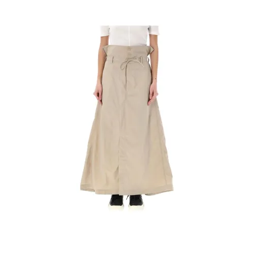 Y 3 A line Crinkled Maxi Skirt