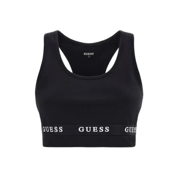 GUESS Sleeveless Sports Shirts Women's Black