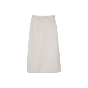 GUCCI Gg Gabardine Midi Skirt