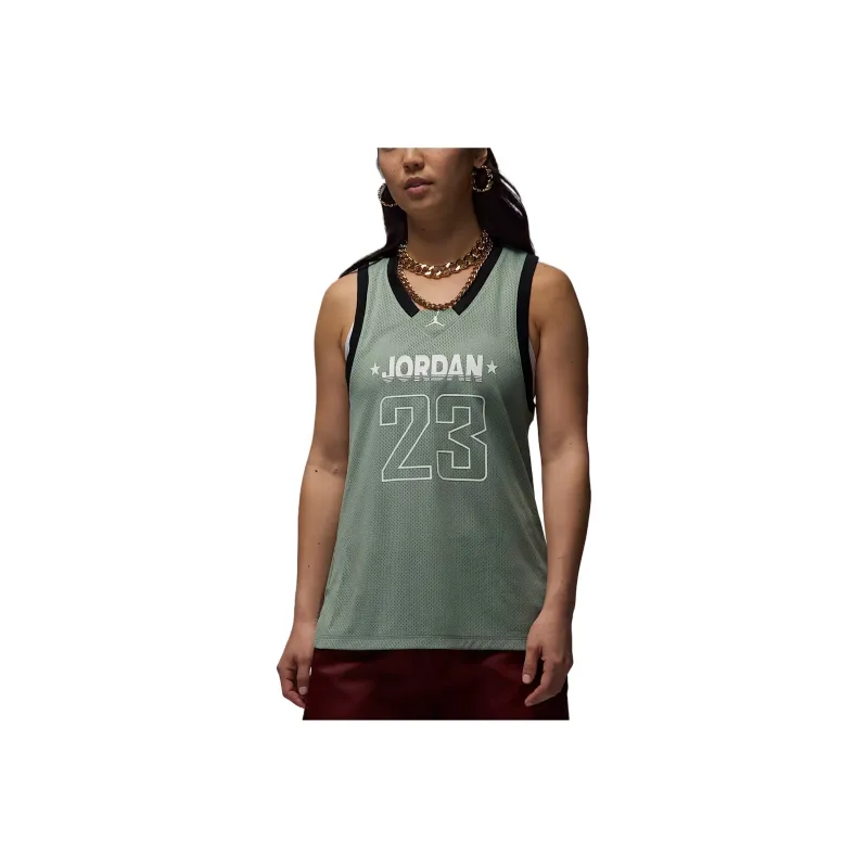 Nike SS25 Basketball Jersey Women's Green-0