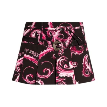 VERSACE JEANS COUTURE Baroque Print Mini Skirt