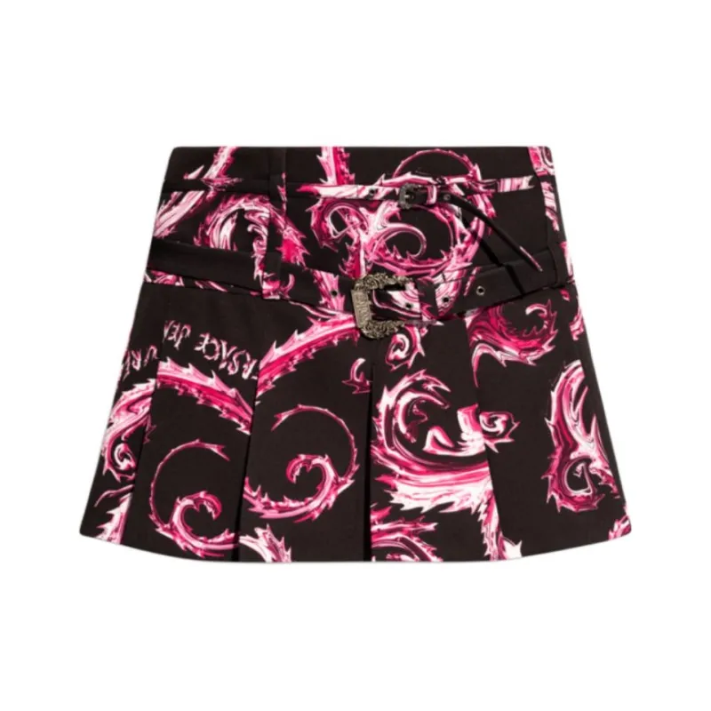 VERSACE JEANS COUTURE Baroque Print Mini Skirt-0