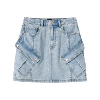 GAP Denim Short Skirts Women's Light Blue
