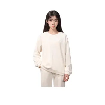 QIAODAN Sports Life Collection Sweatshirt Women's Cream White
