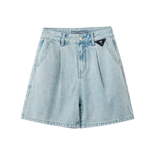 AMII Denim Shorts Women's Light Blue