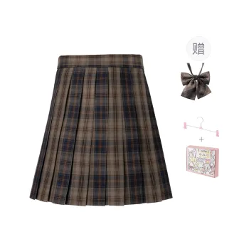 RIMUXINGHE Casual Short Skirts Women's Brown Manor