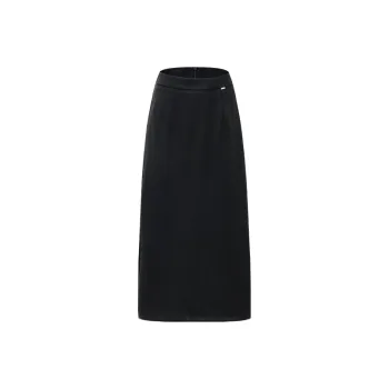 NAVIGARE Casual Long Skirt Women's Night Black