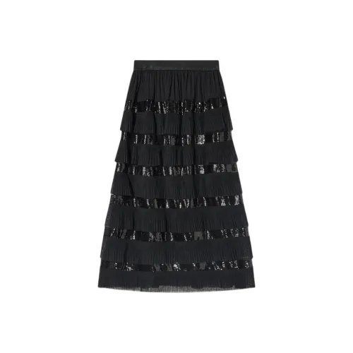 Goodland Casual Long Skirts Women's Black