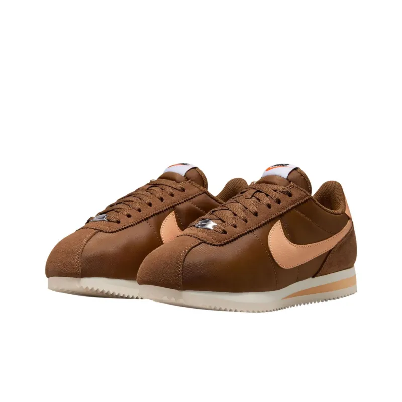 Nike Cortez Anti Slip Wear Resistant Low Top Casual Shoes Unisex Tan-2