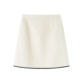 SHUXI Casual Short Skirts Women's Moscow White