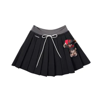 LALABOBO Casual Short Skirts Women's Black