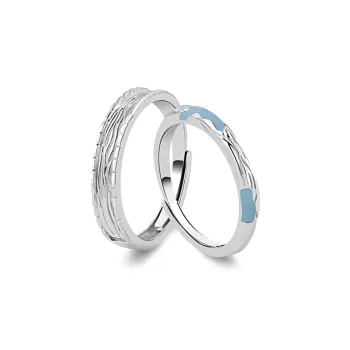 7℃ 999 Fine Silver Rings Unisex