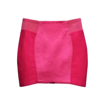 Jean Paul Gaultier Satin Stretch Mini Skirt 'Pink'