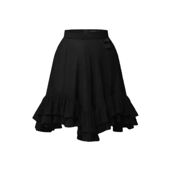 LOUIS VUITTON Casual Short Skirts Women's Black