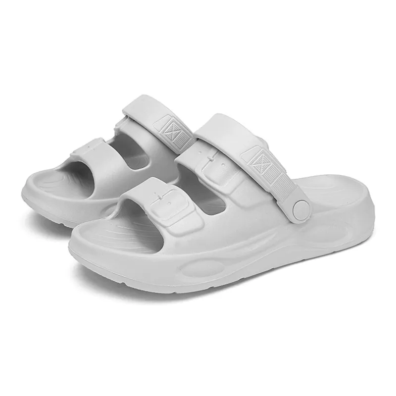 Le Drag Sandal Slippers Light Gray-0