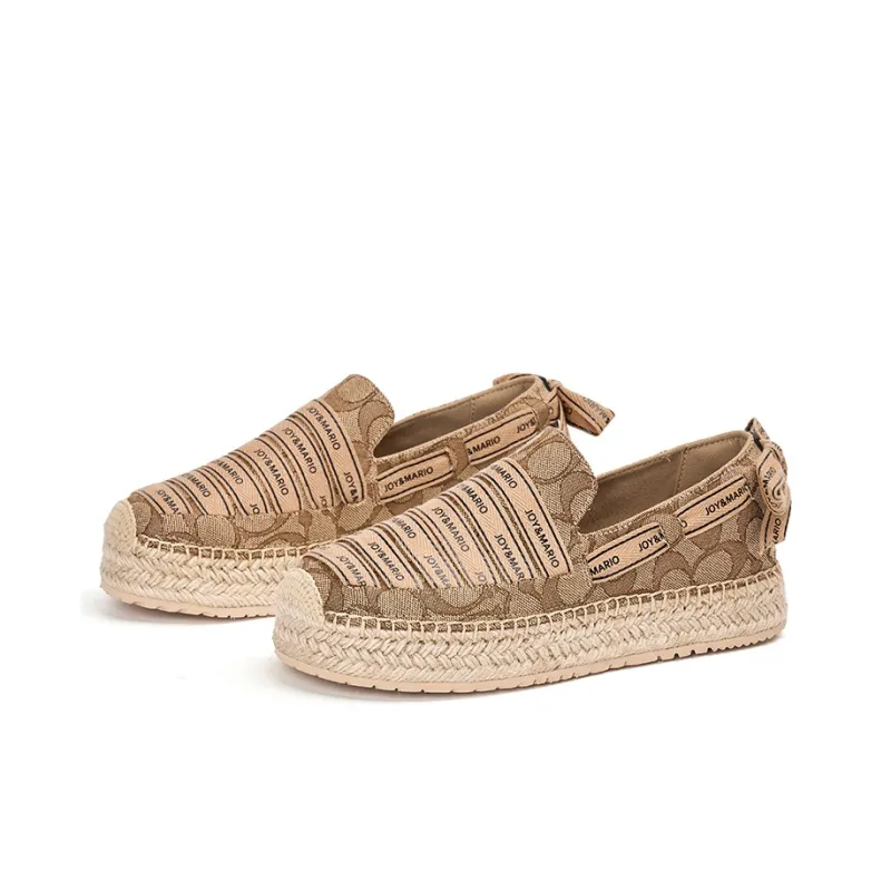 Joy&Mario Espadrilles Women's Black, Apricot, Green-5