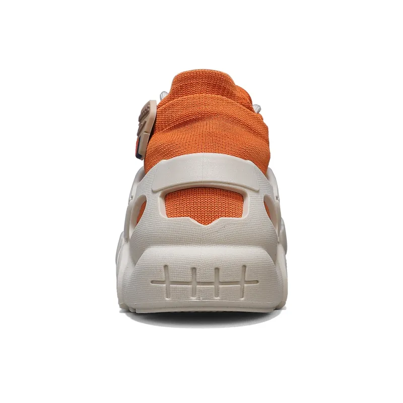 WARRIOR Casual Shoes Men Low Top Orange Brown-4