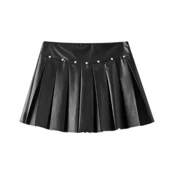 Three Blessings Casual Short Skirts Women's Black