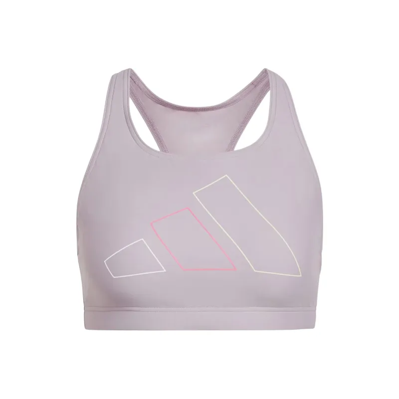 Adidas Big Bars Bikini Top Bikini Women's Pink-0