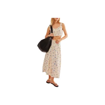FREE PEOPLE Iris Corset Set Skirt Set Women's Multi Combo/Multicolor Combo