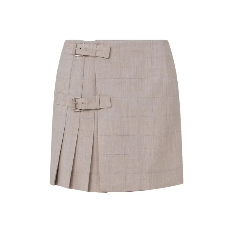 MOSCHINO Checked Mini Skirt-0