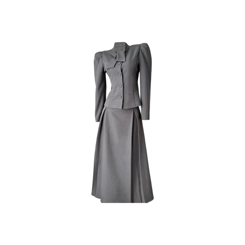 CPAURA Skirt Set Women's Smoke Gray-0