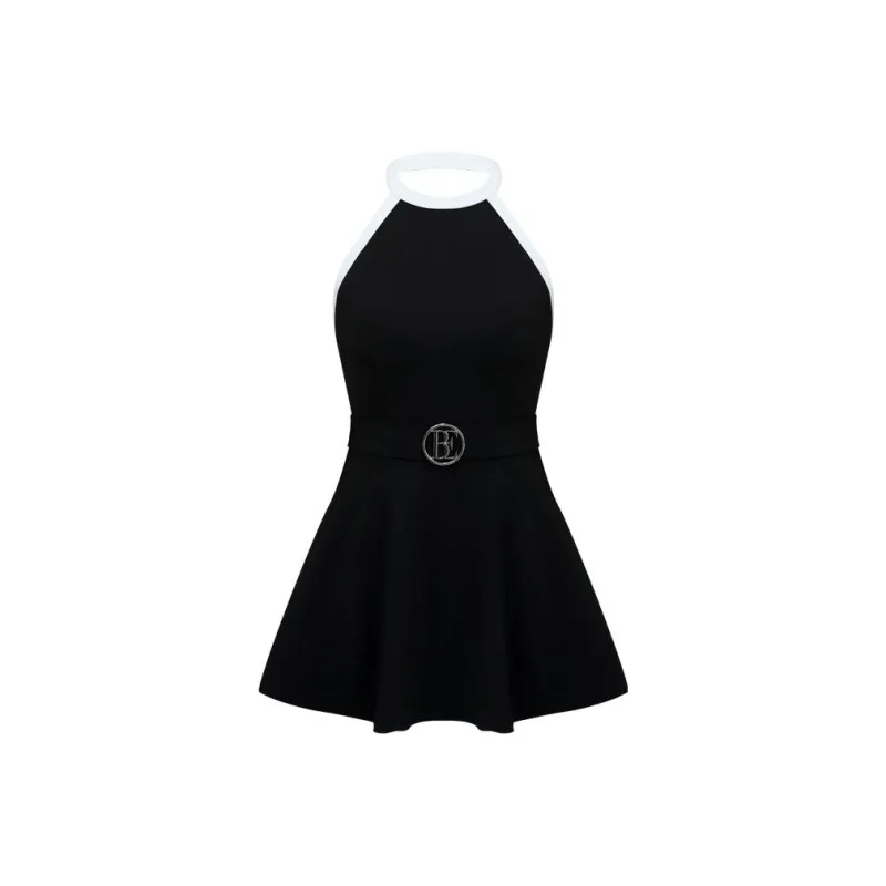 BALNEAIRE Little Black Dress Swim Dresses & Skirts Women's Elegant Black-0